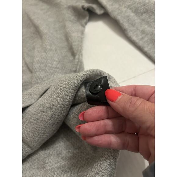 Rag & Bone X-Small Gray Merino Wool Blend Long Sleeve Henley Pullover Sweater - Picture 8 of 12